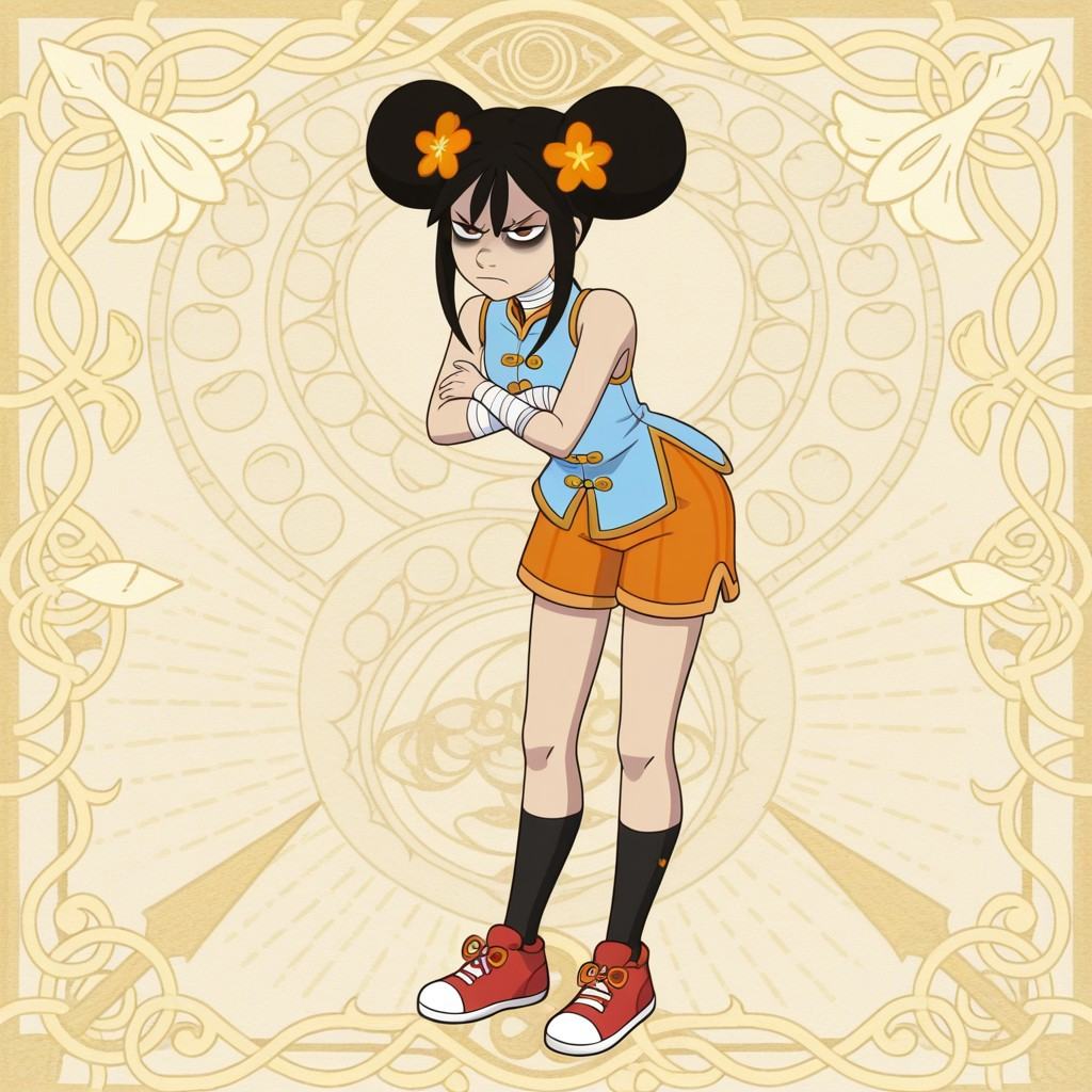Kailan,  1 girl,  light skin on Tensor.Art