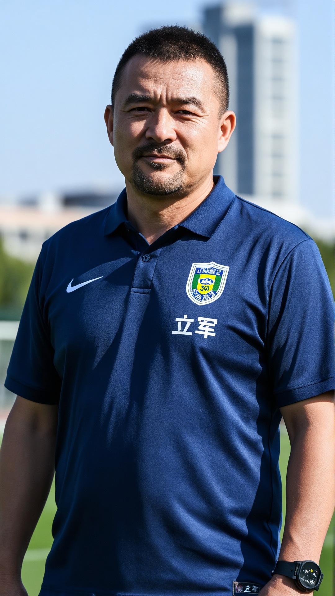 一个名叫立军的男人,他是一个足球教练