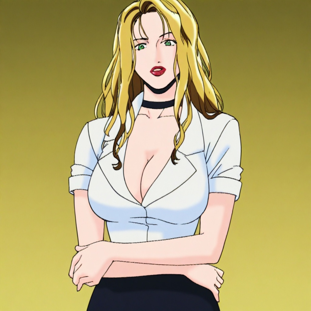 pamela-sensei,  blond hair,  long hair on Tensor.Art