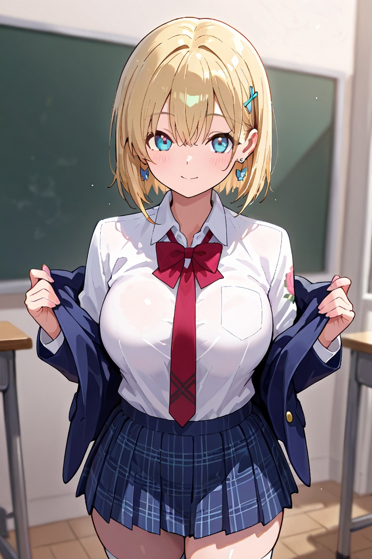 l,  Blazer girls' uniform,  Skirt tattoos on Tensor.Art