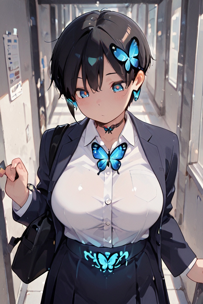 l,  Blazer girls' uniform,  masterpiece on Tensor.Art
