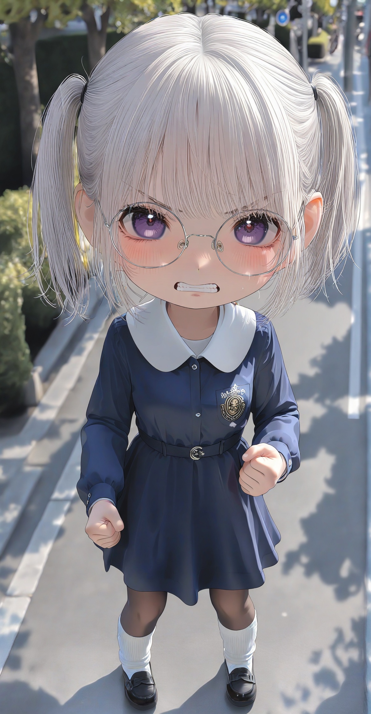 1girl,  (cute girl),  ((white hair)) by Mixai on Tensor.Art