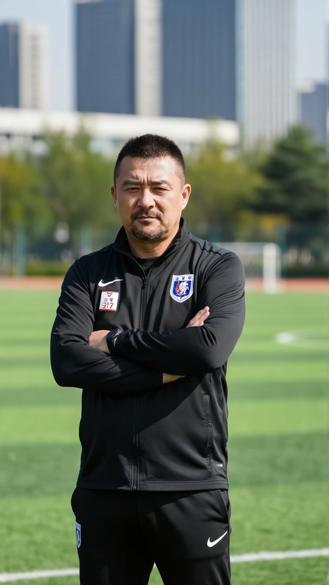 一个名叫立军的男人,他是一个足球教练