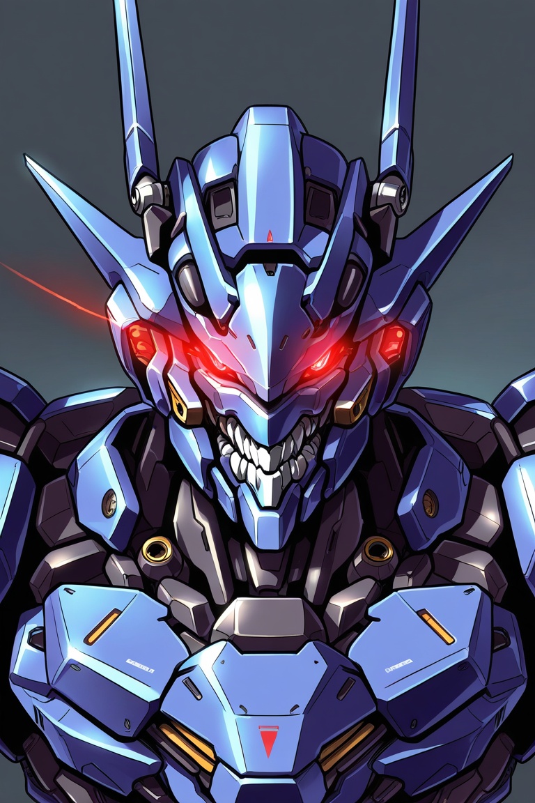 solo,  red eyes,  upper body on Tensor.Art