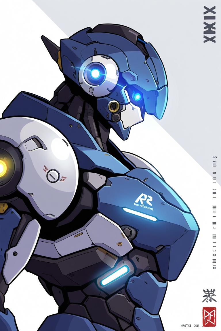 Solo,  blue eyes,  upper body on Tensor.Art