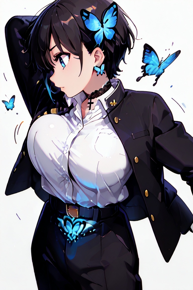 shiny Black hair score_9,  score_8_up,  score_7_up on Tensor.Art