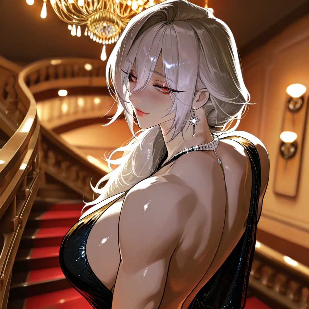 (((mature ***** woman))),  Detailed hair,  Detailed eyes on Tensor.Art