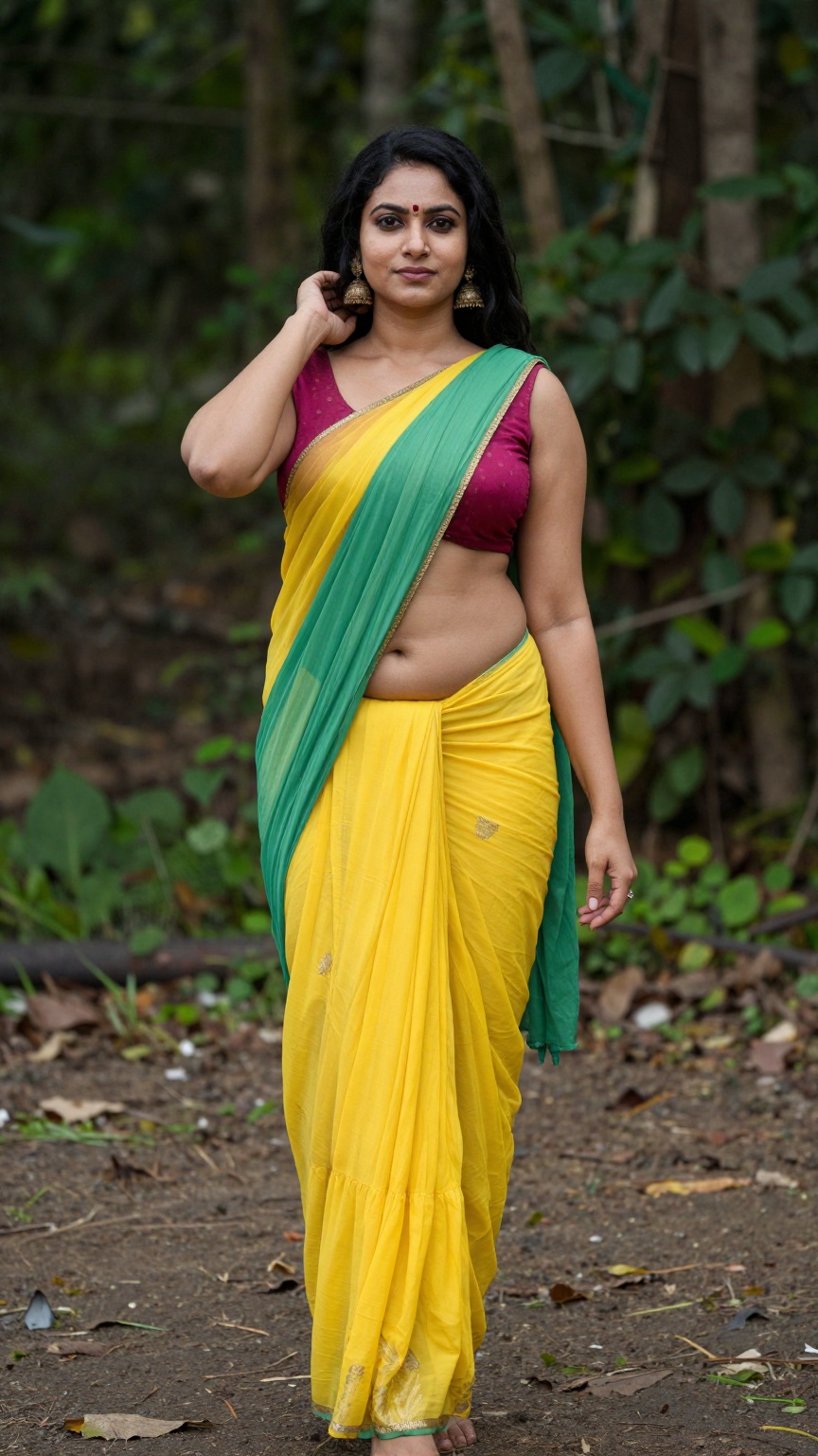 Create a woman in lungi on Tensor.Art