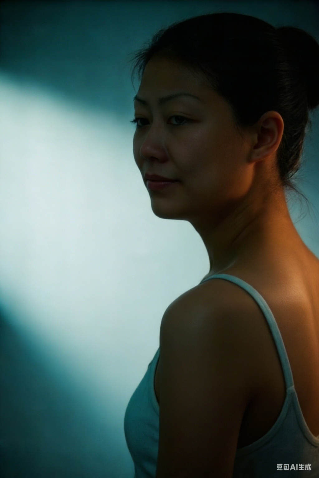 1girl, cinematic, cinematic lighting, dramatic lighting, teal and orange color grade, shallow depth of field, wide screen, ultra detailed, best quality