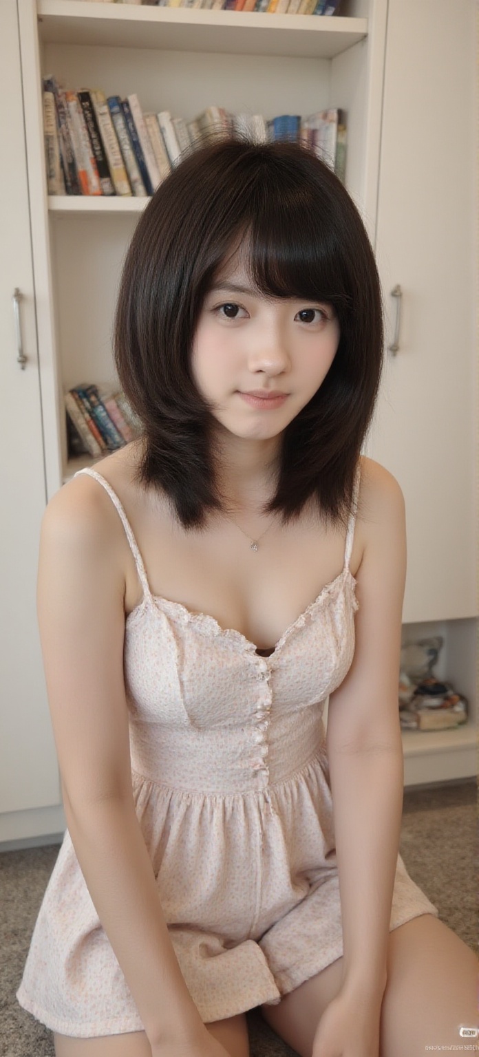 一个女孩,  水手服,  海边 on Tensor.Art