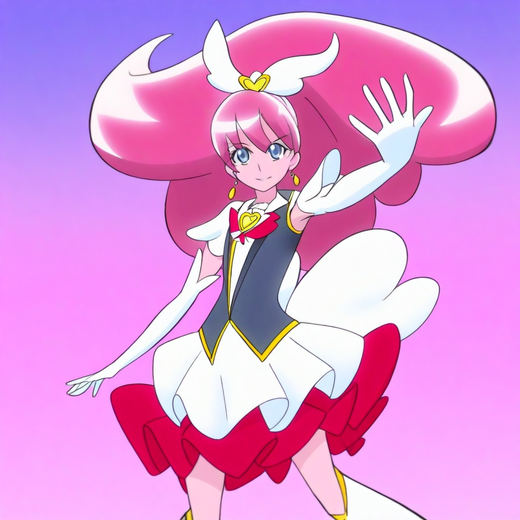 cureg,  cure mirage,  coral hair by CureBourbon on Tensor.Art