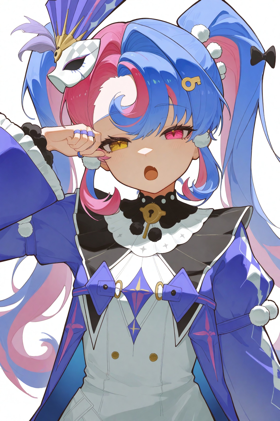 1girl,  o,  black collar by Ansl_Ai on Tensor.Art