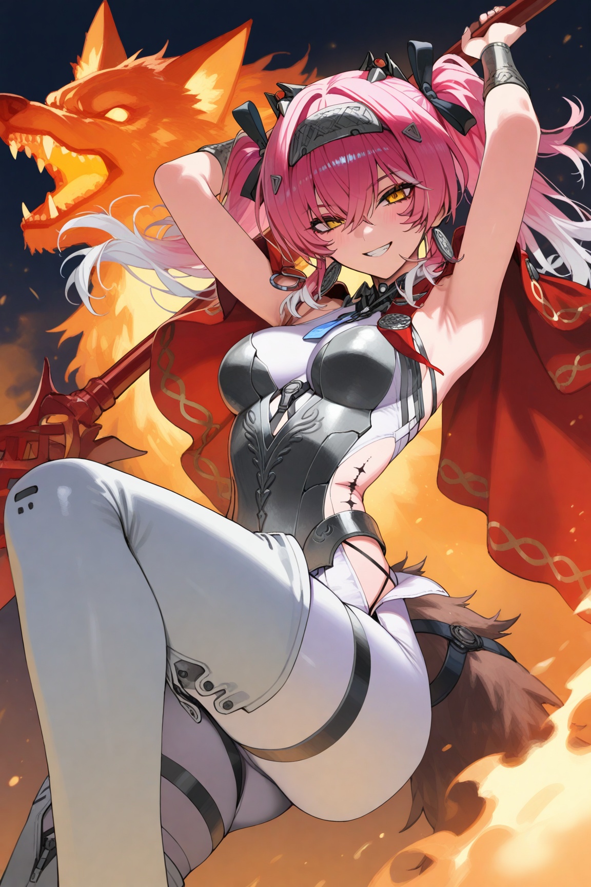 1girl,  armor,  armpits by Ansl_Ai on Tensor.Art
