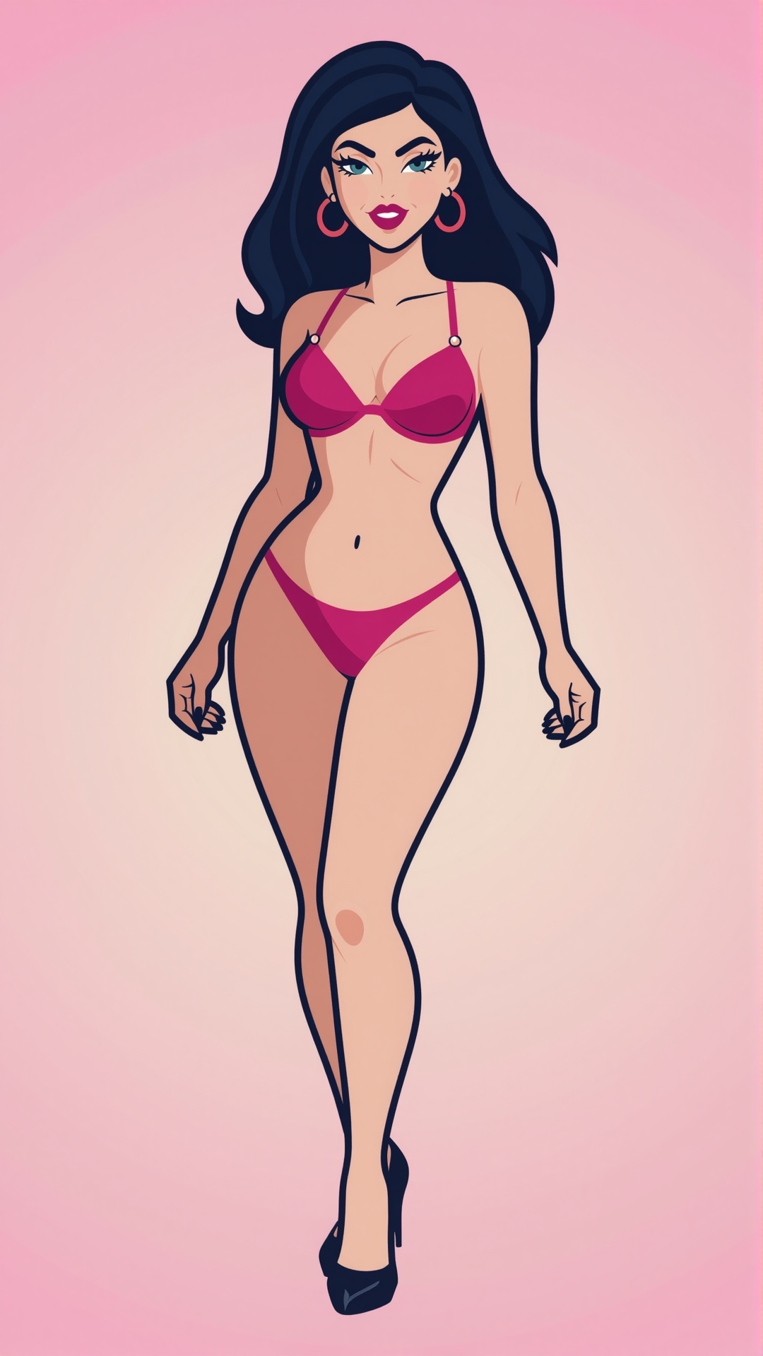 thick lines,  vivid colors,  gradient Flatline on Tensor.Art