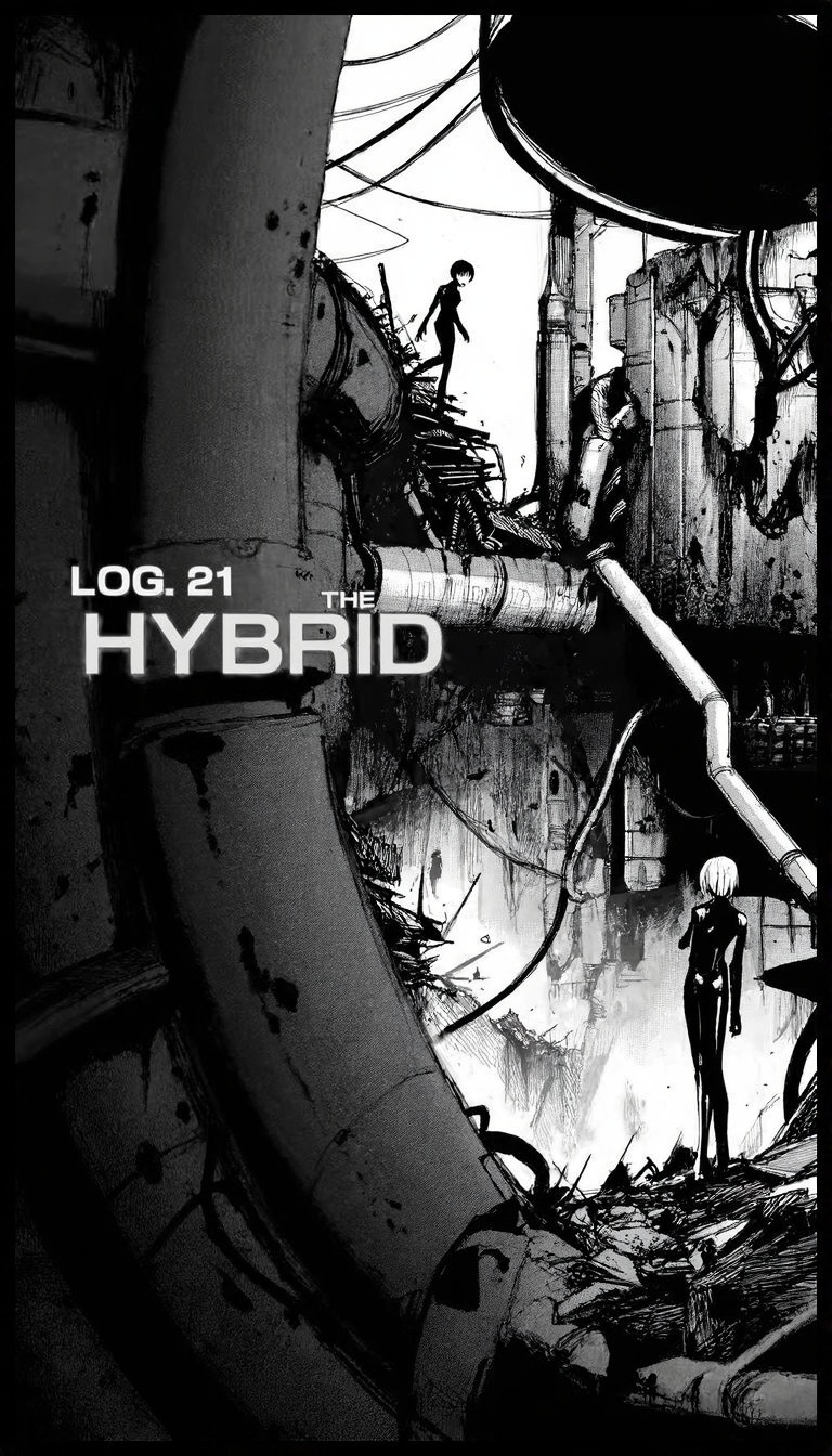 A thick,  rusted industrial_pipe looms in the immediate foreground,  its corroded surface a murky on Tensor.Art