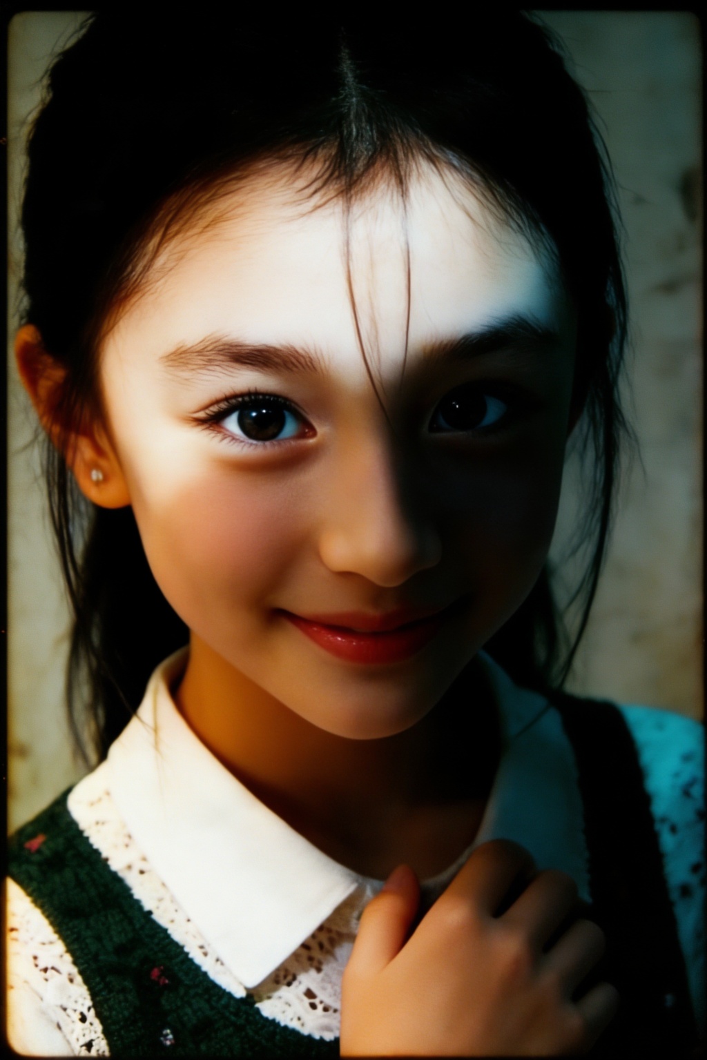 1little girl,  film,  Close-up on Tensor.Art