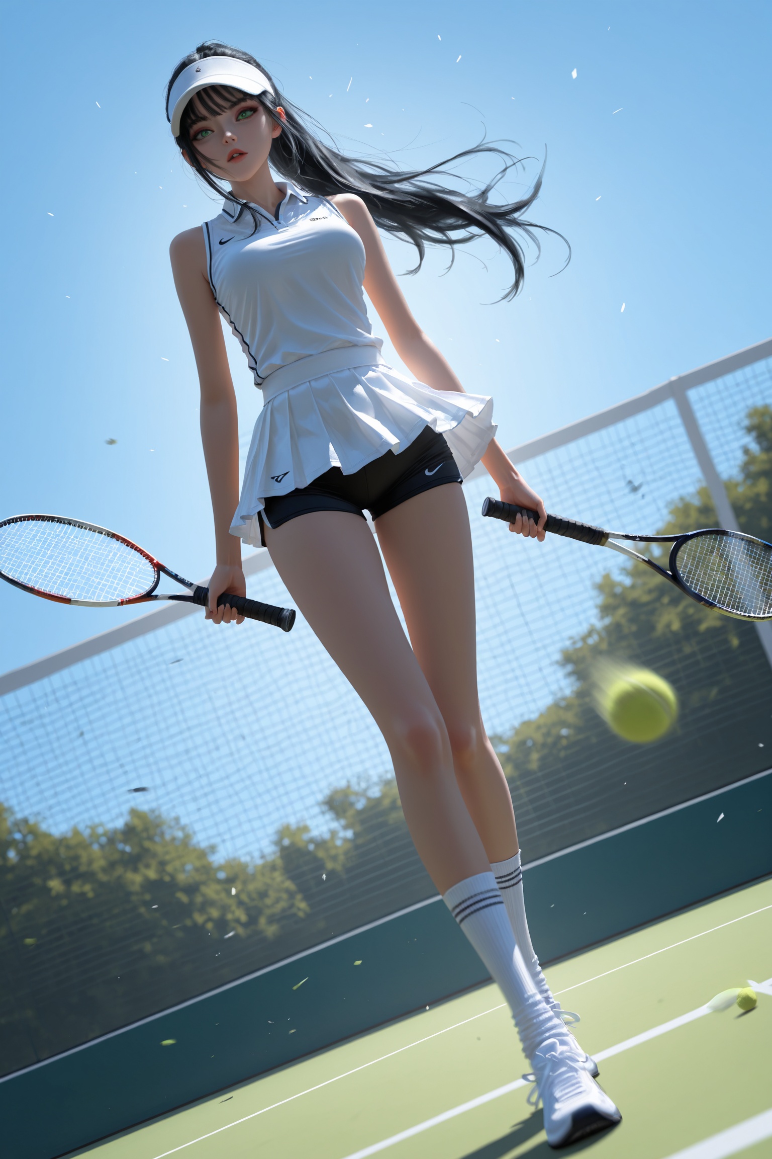 realistic,  foreshortening,  depth of field on Tensor.Art