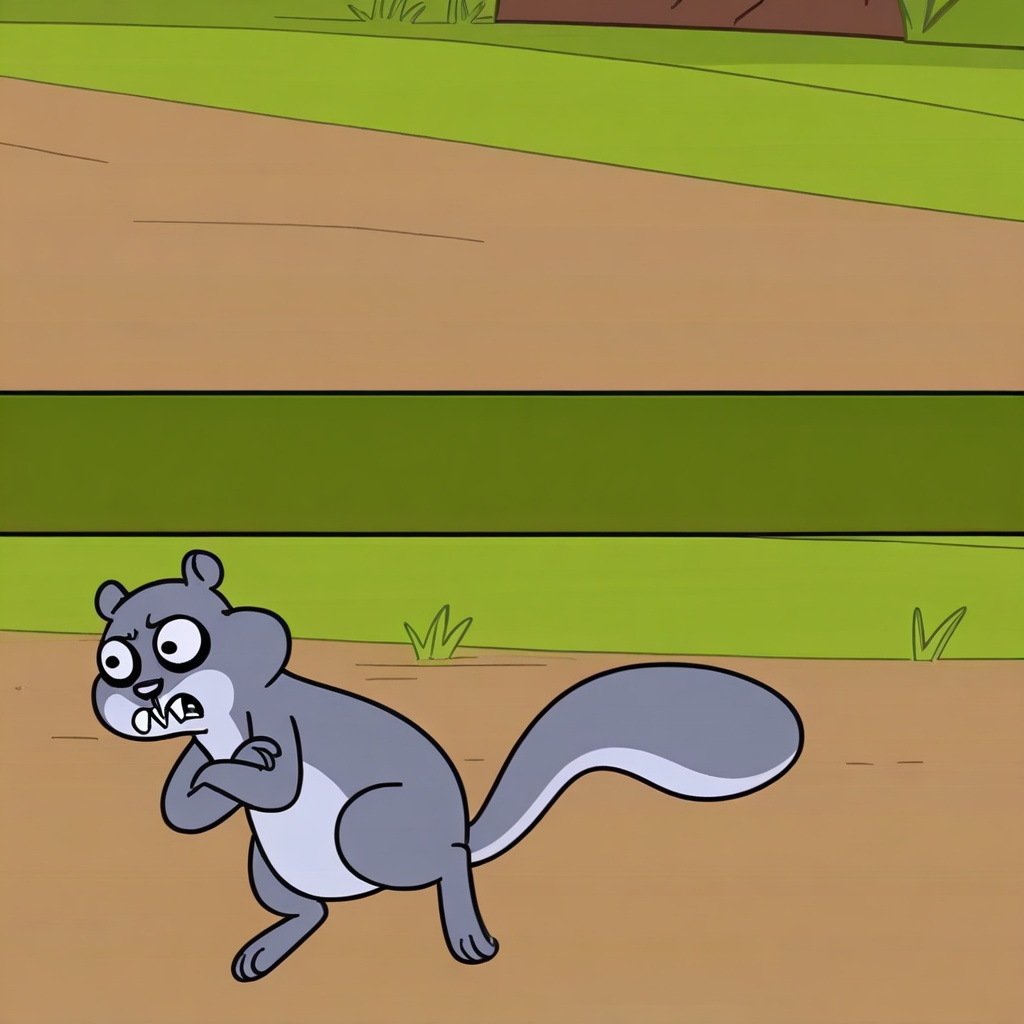 housebroken squirrel style,  buck teeth,  feral by Xposing_Organisms on Tensor.Art