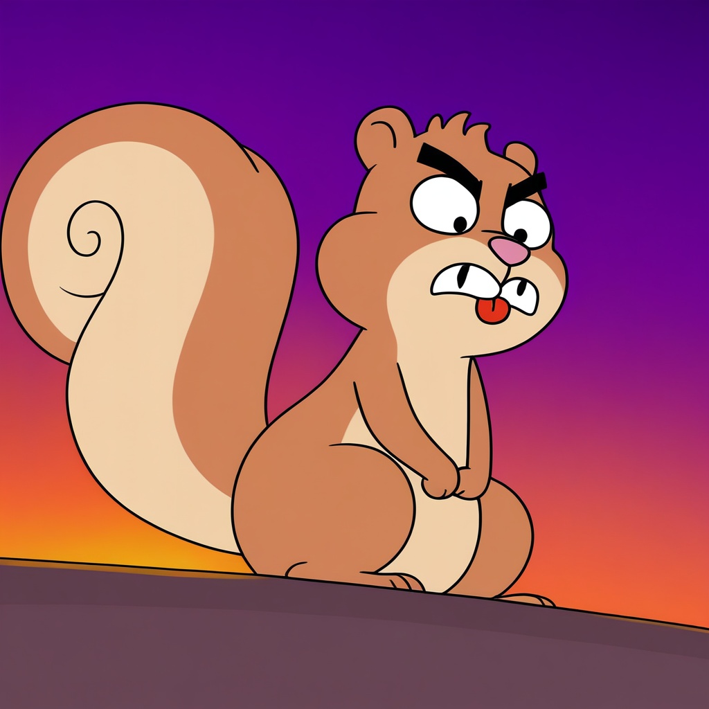 housebroken squirrel style,  buck teeth,  feral by Xposing_Organisms on Tensor.Art