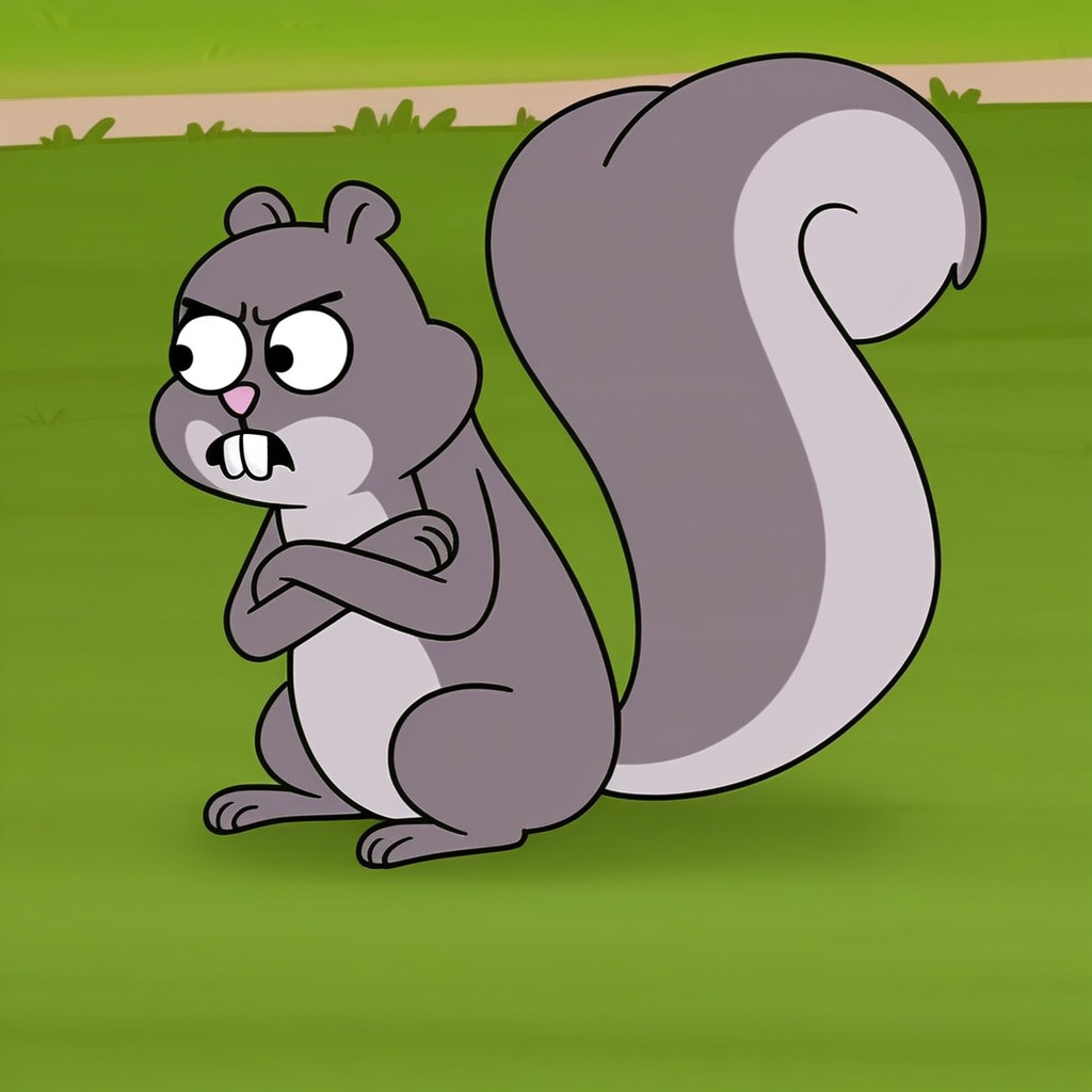 housebroken squirrel style,  buck teeth,  feral by Xposing_Organisms on Tensor.Art
