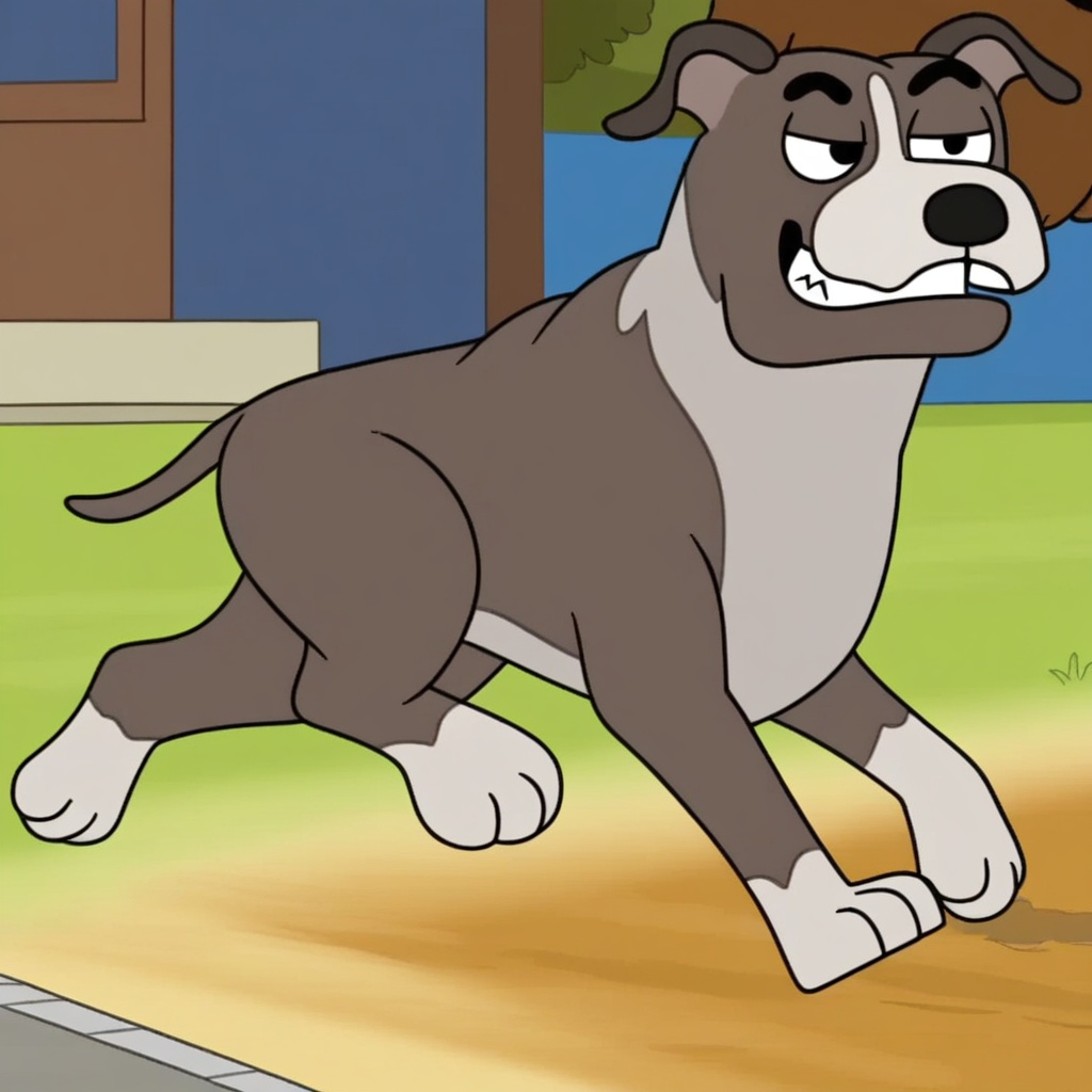 predator pit bull terrier,  feral,  solo by Xposing_Organisms on Tensor.Art