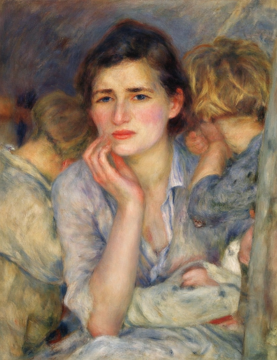 Transform the image into an impressionist painting in the style of Pierre-Auguste Renoir on Tensor.Art