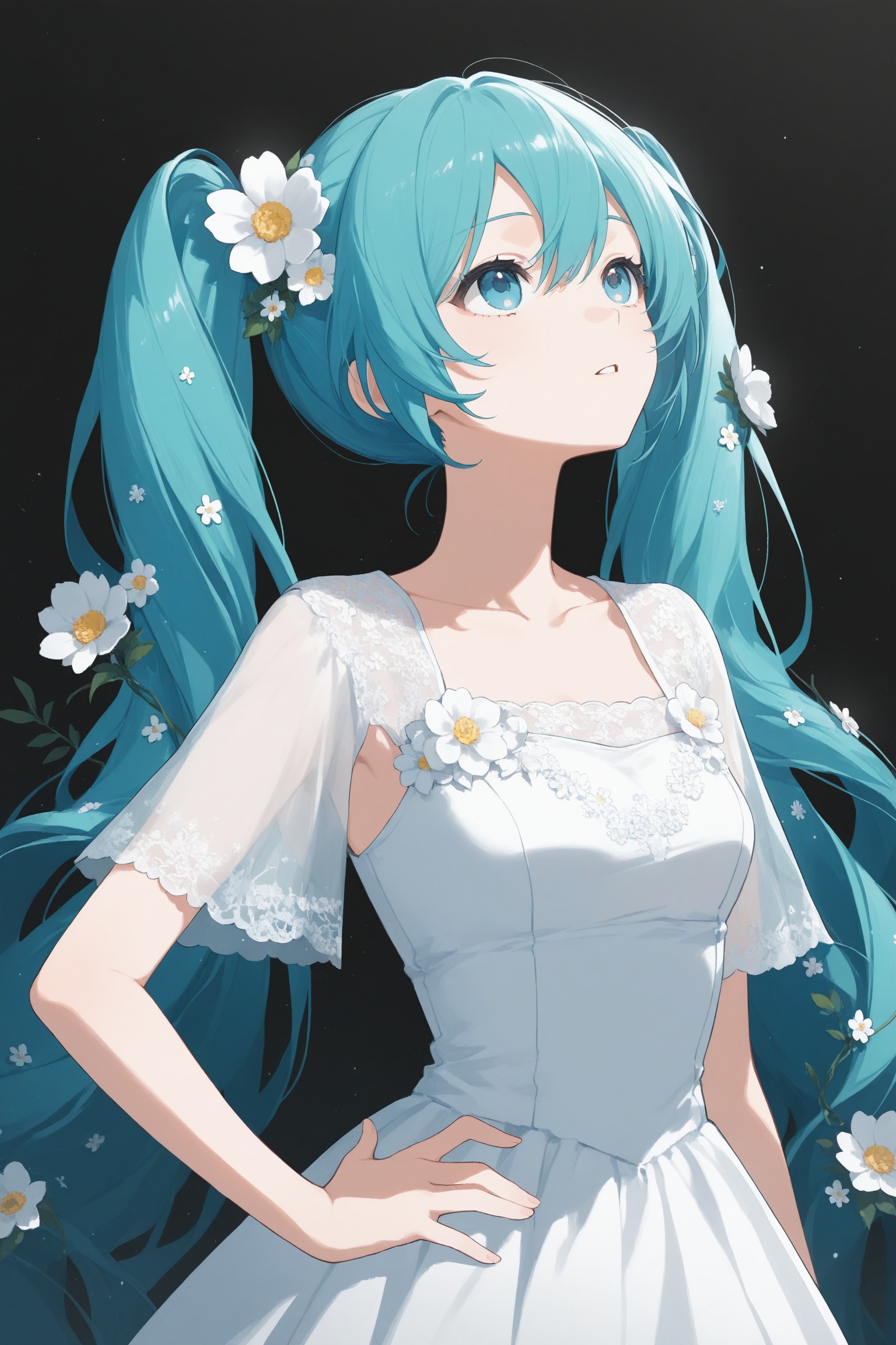 1girl,  solo,  flower by Singuen on Tensor.Art