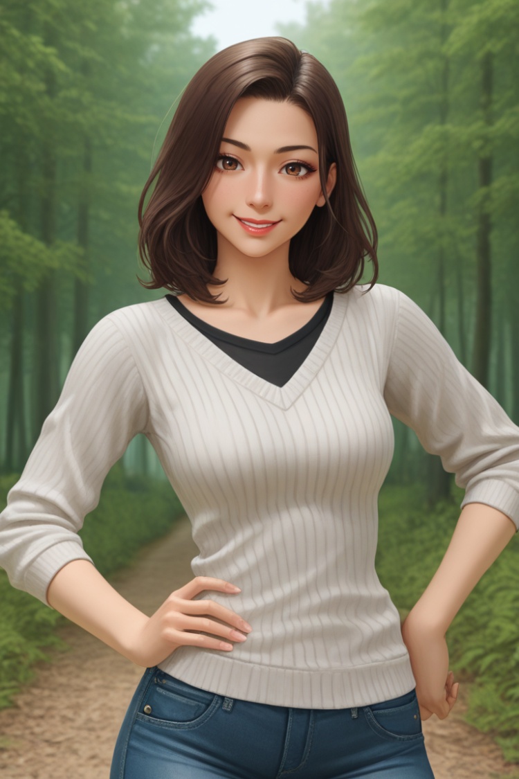 Wasian Beauty by colosseum1 on Tensor.Art