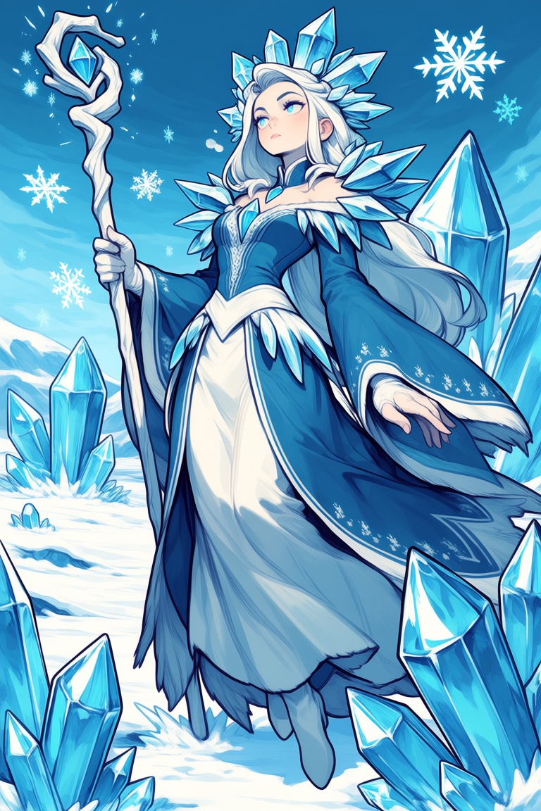 ffstyle,  1girl,  sorceress on Tensor.Art