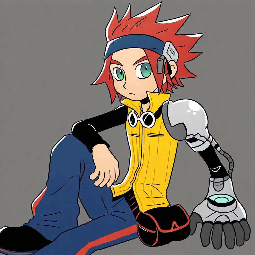PkmnM1ch43l,  1boy,  red hair by TheMasterSwordMaster on Tensor.Art