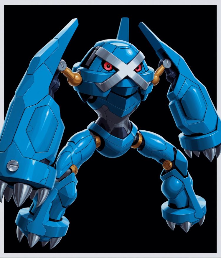 Metagross: Iron Leg Pokémon + Shiny - Pokédex #0376 by TheMasterSwordMaster on Tensor.Art