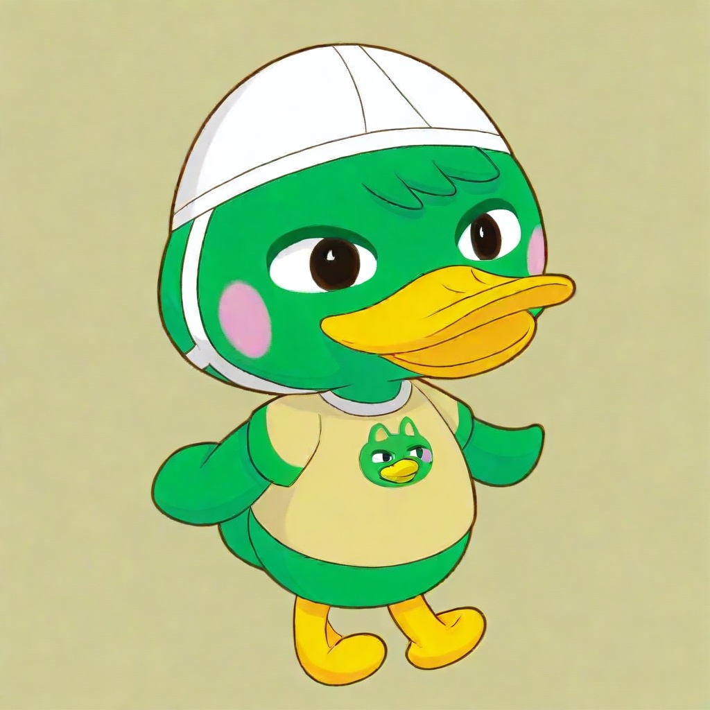 Sc00t,  anthro duck,  animal crossing on Tensor.Art