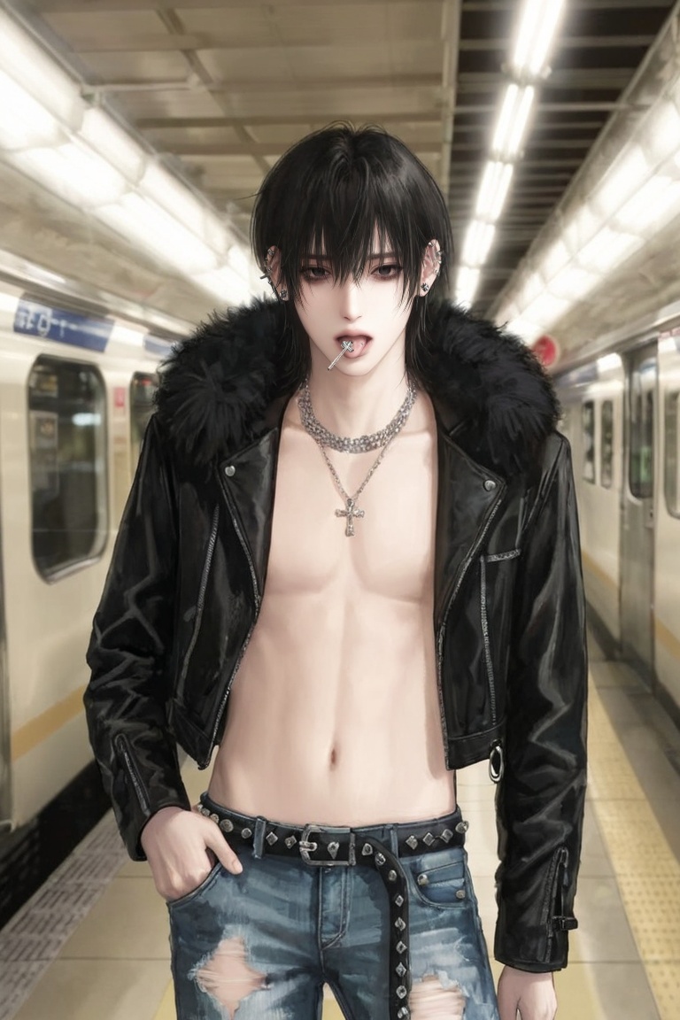 1man,  solo,  extremely handsome but melancholic facial expression on Tensor.Art