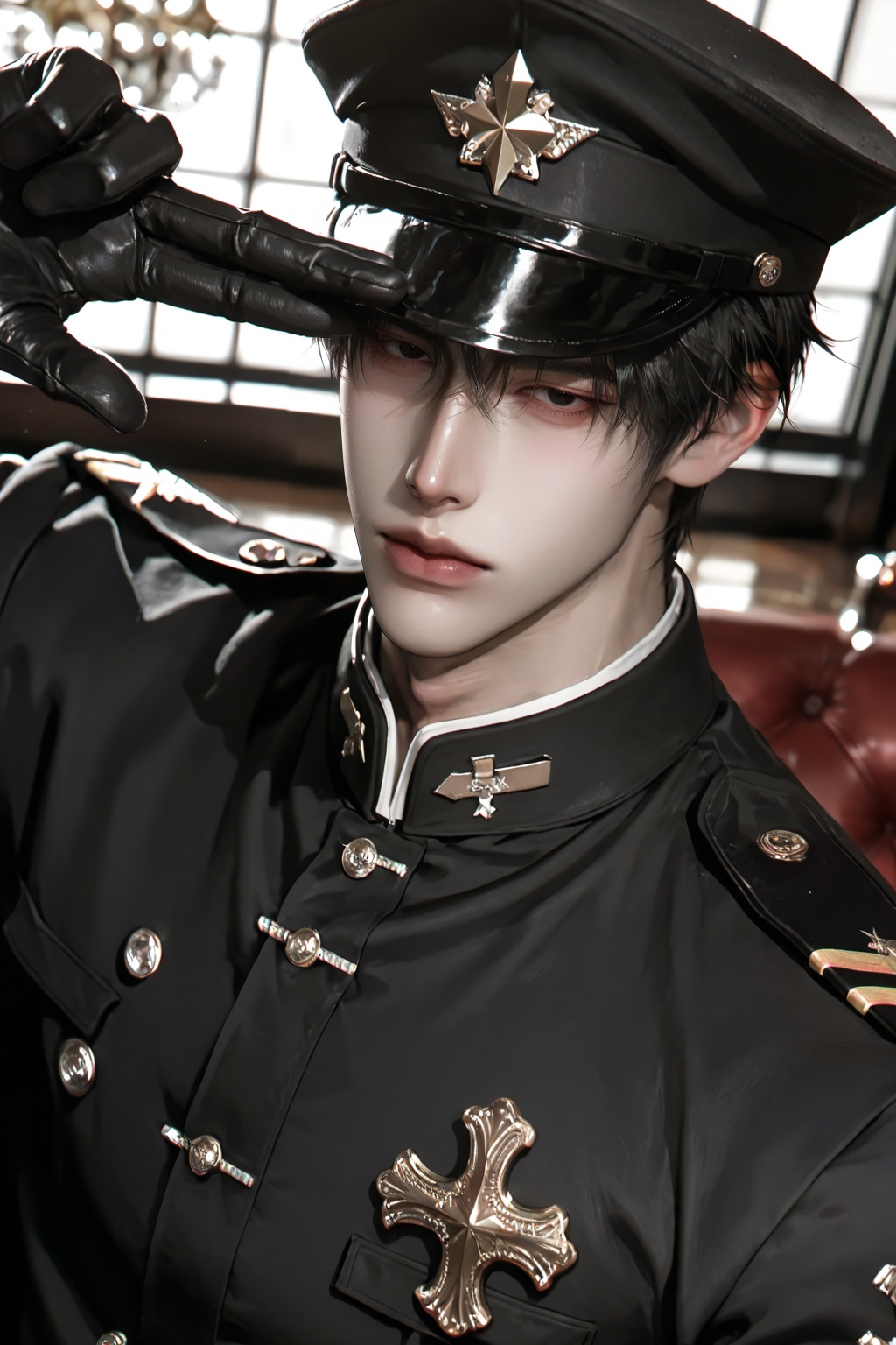 ((portrait shot,  head-to-waist shot)),  eyes on viewer on Tensor.Art