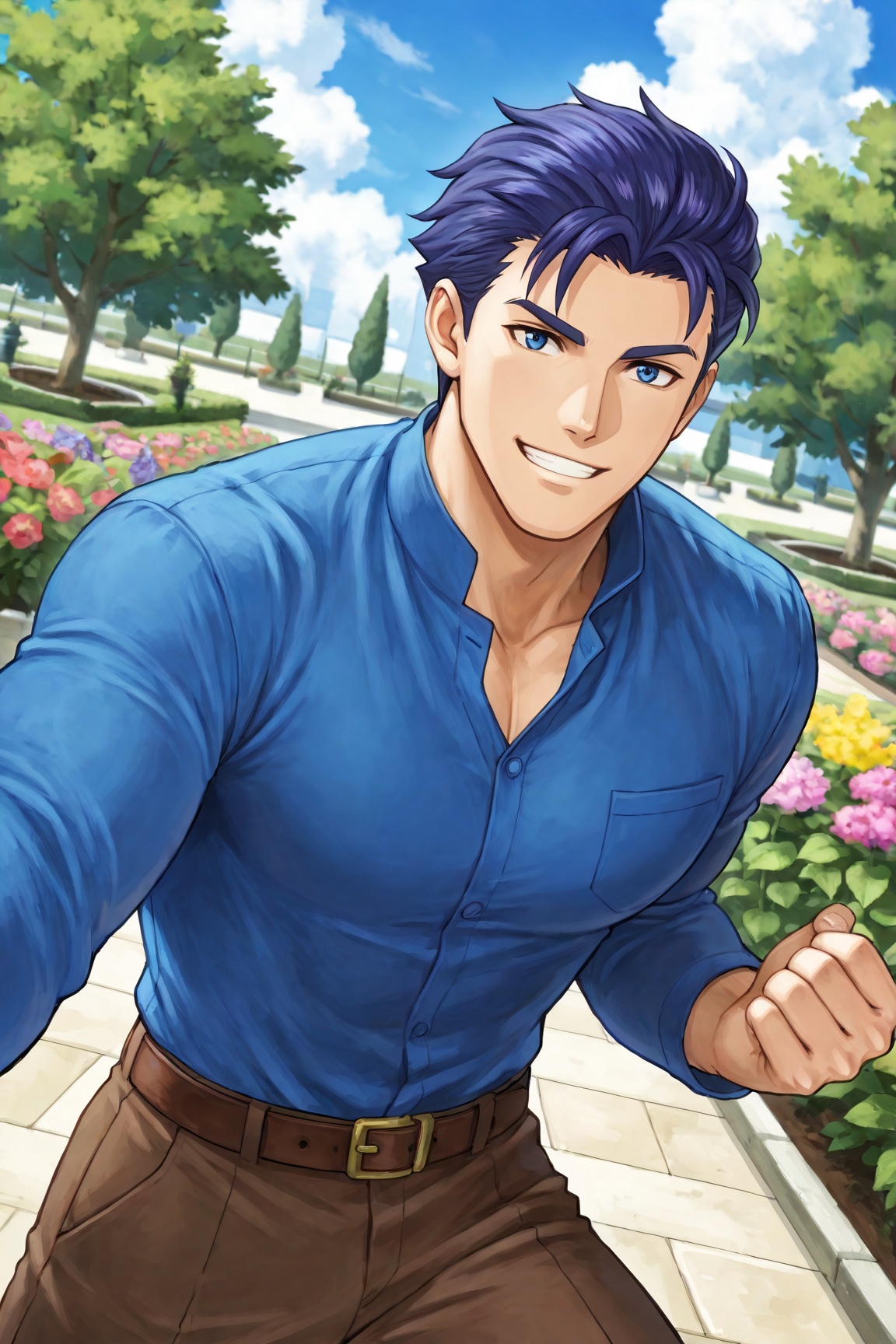 Hector_FE,  blue hair,  blue eyes on Tensor.Art