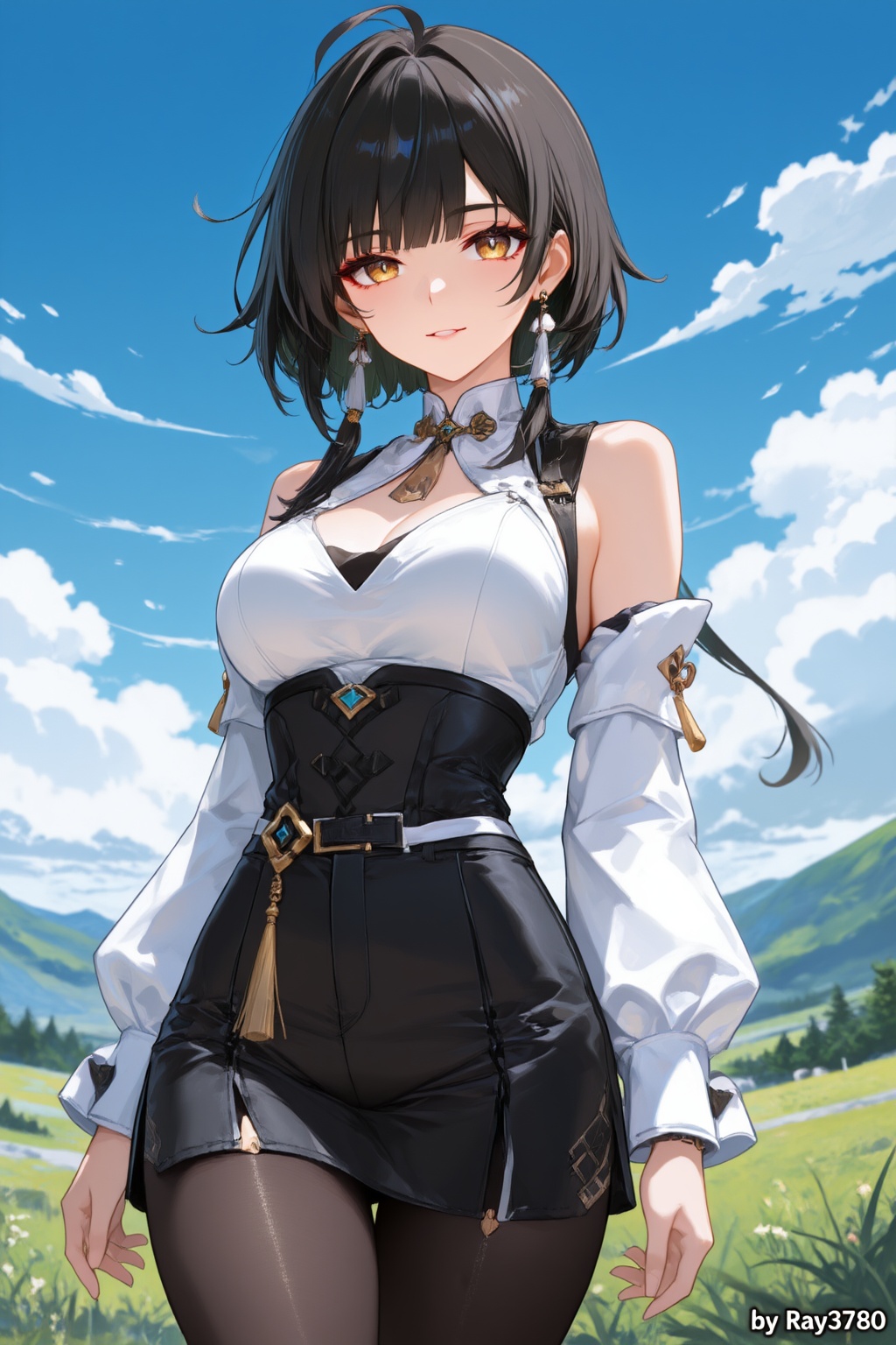 2D动漫风格,  (masterpiece,  best quality on Tensor.Art