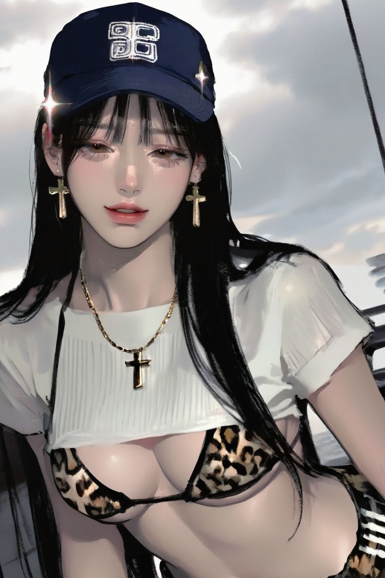 soft smirk,  parted lips,  half-closed eyes on Tensor.Art