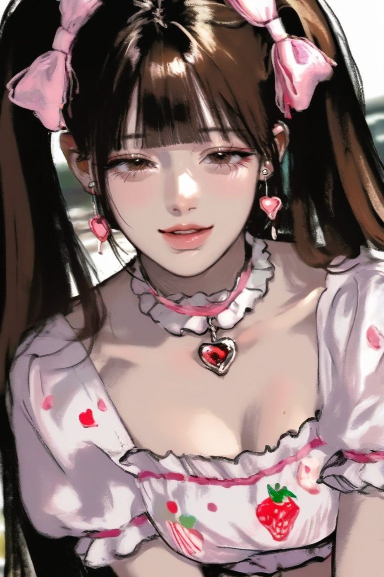 soft smirk,  parted lips,  half-closed eyes by TOMATOES on Tensor.Art