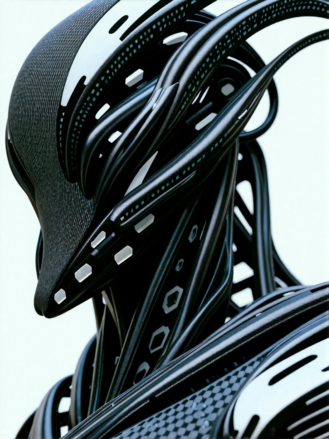 Create a demon woman robot designed by Lamborghini,  crafted with the finest materials and impeccable craftsmanship. The r...