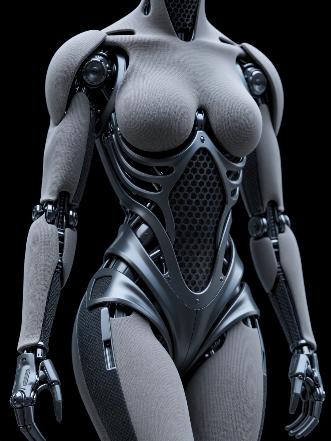 Create a demon woman robot designed by Lamborghini,  crafted with the finest materials and impeccable craftsmanship. The r...