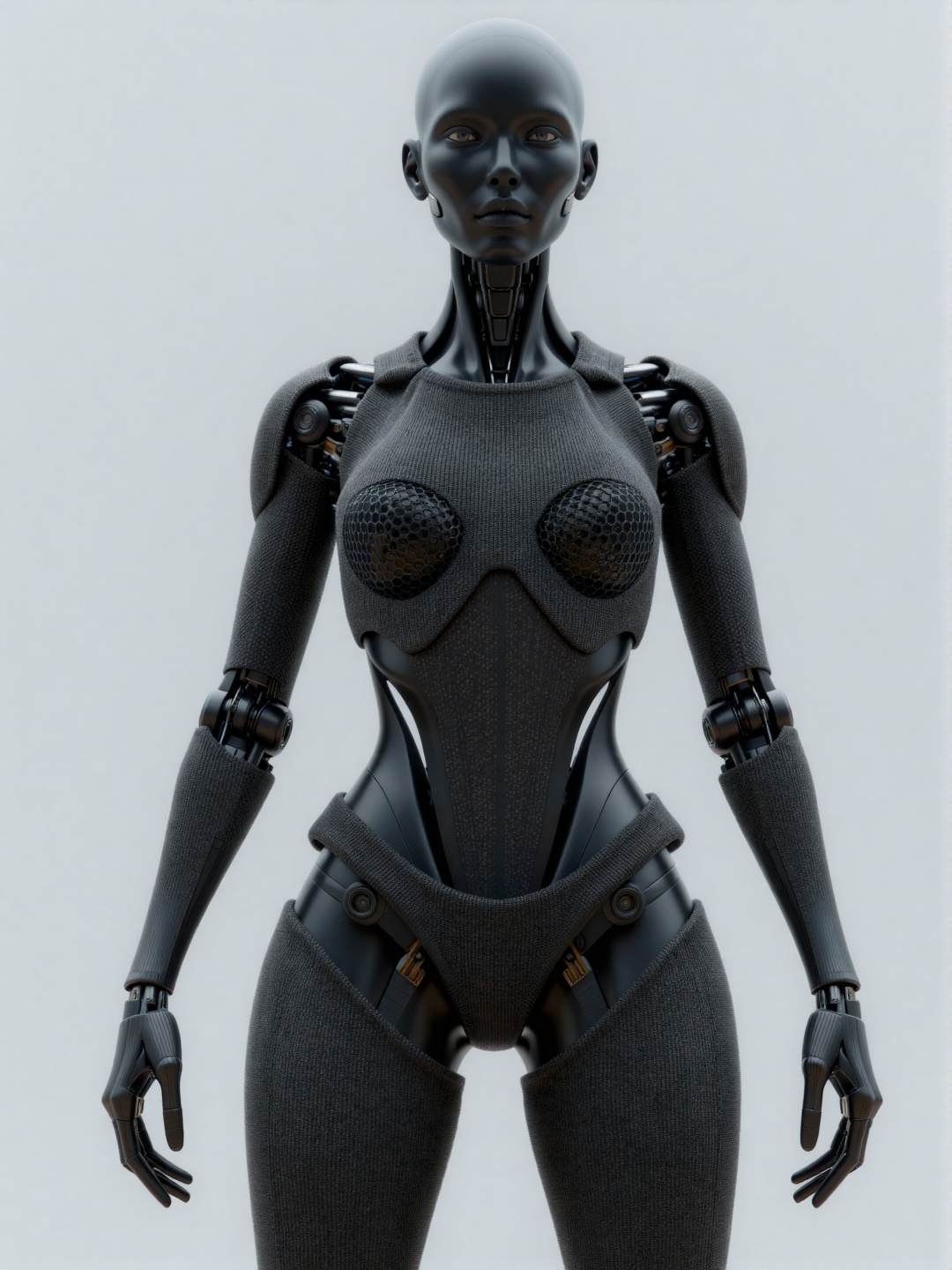 Create a demon woman robot designed by Lamborghini,  crafted with the finest materials and impeccable craftsmanship. The r...