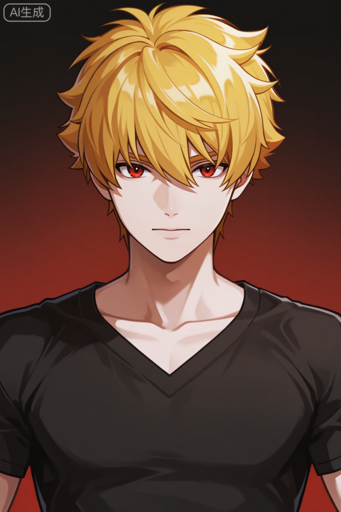 Nishikawa,  1boy,  Red eyes by 叫我妹妹 on Tensor.Art