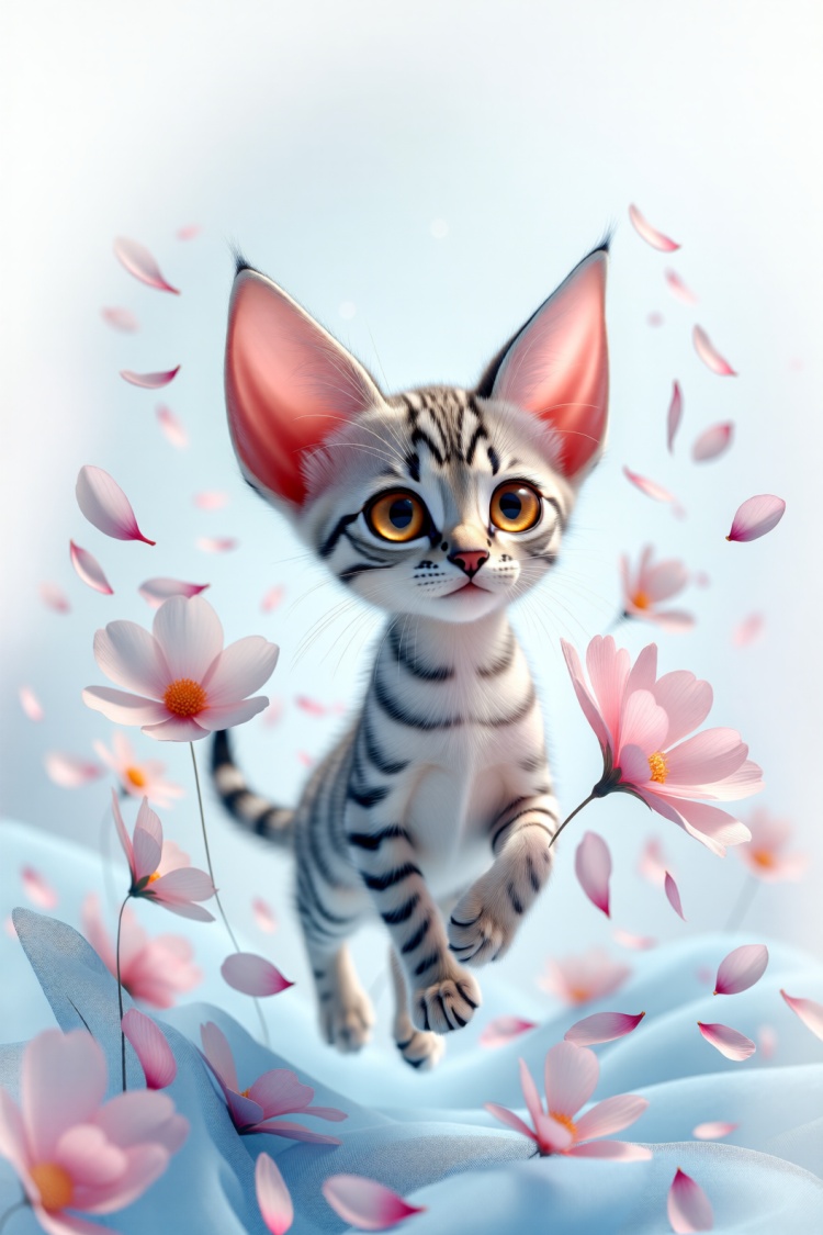 Striped Cat  by Olga on Tensor.Art