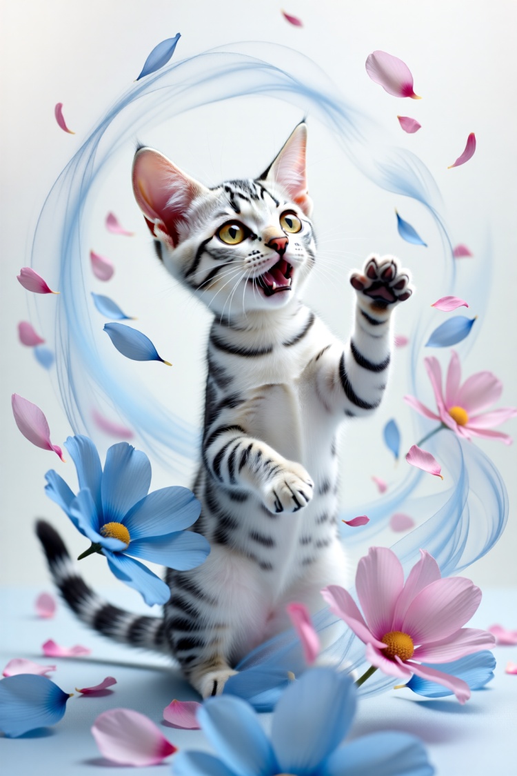 Striped Cat  by Olga on Tensor.Art
