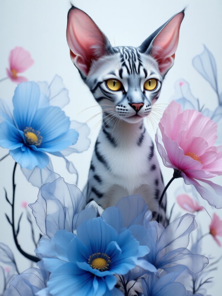 Striped Cat  by Olga on Tensor.Art