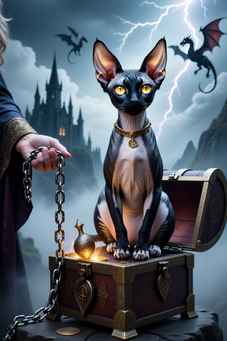 Striped Cat  by Olga on Tensor.Art