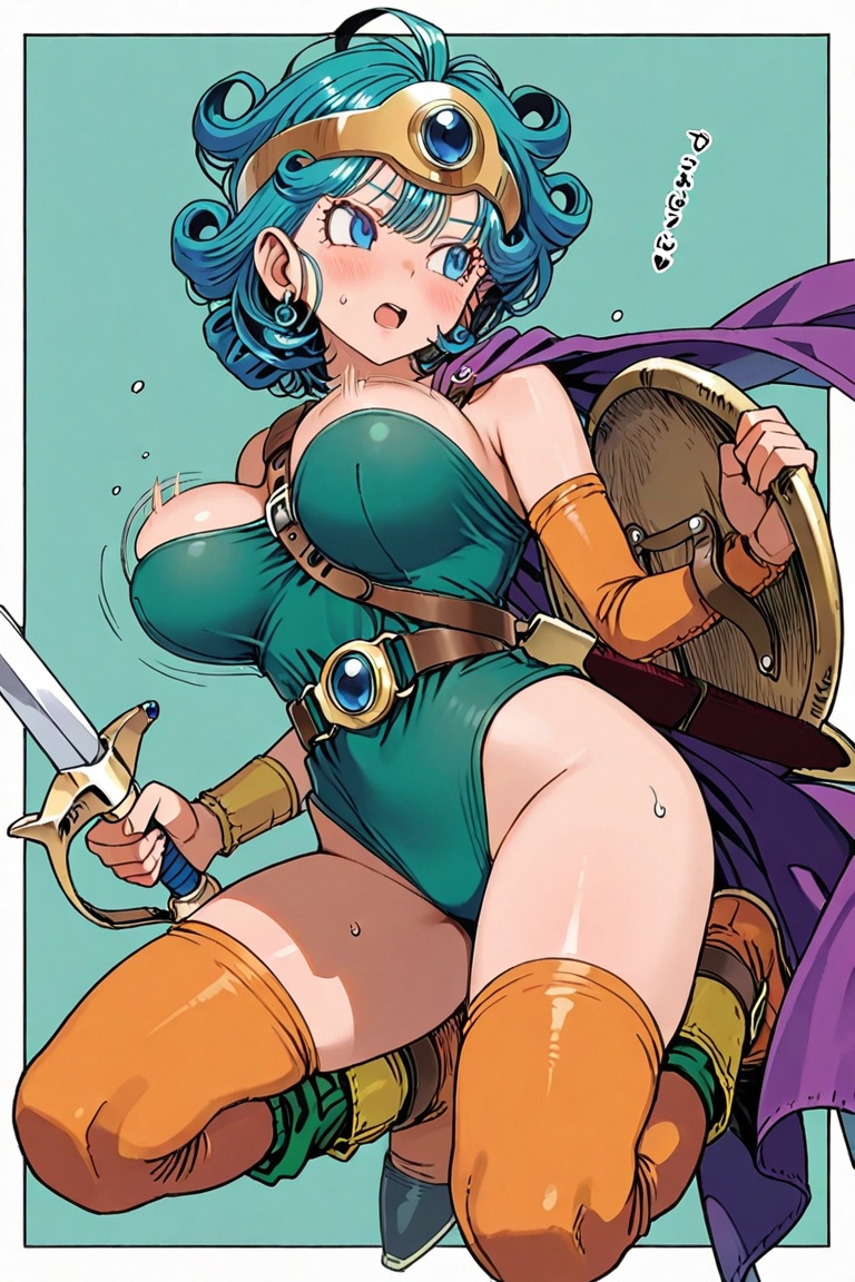 （Green Leotard Knight,  ),  masterpiece on Tensor.Art