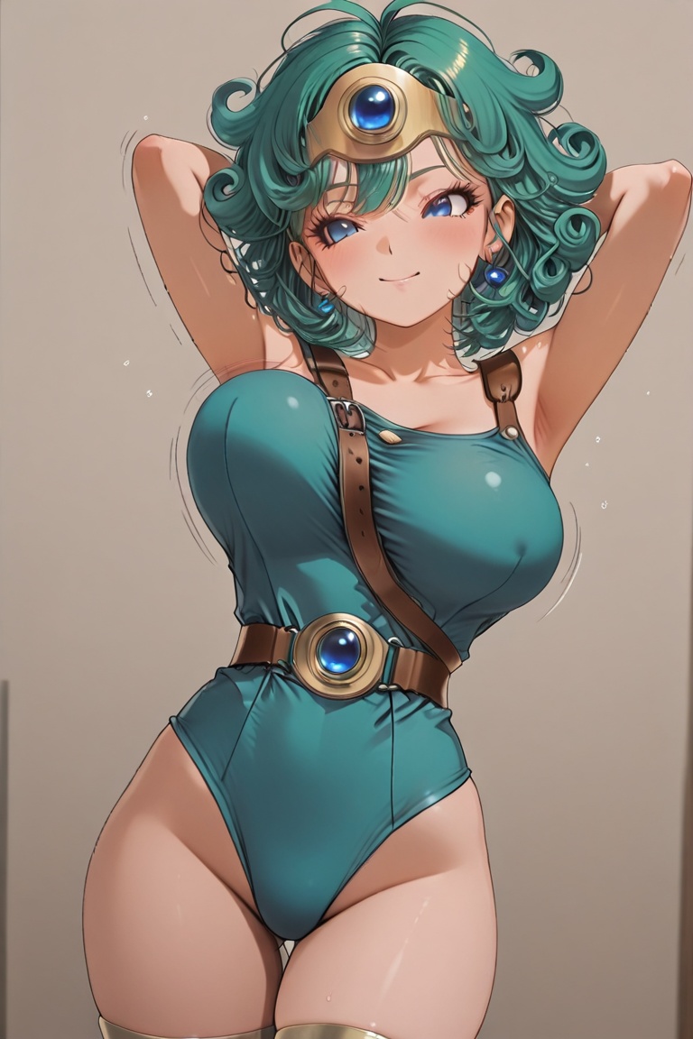 （Green Leotard Knight,  ),  masterpiece on Tensor.Art