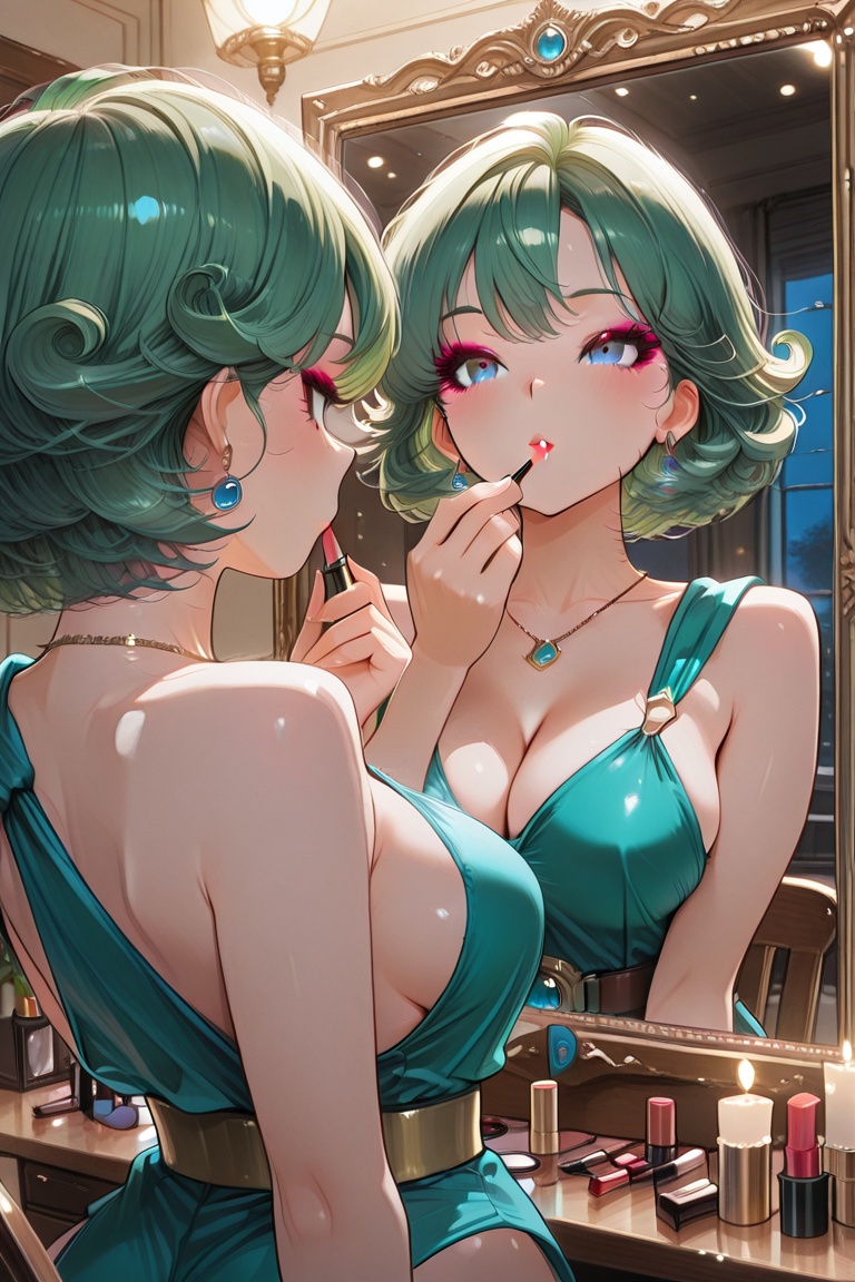 （Green Leotard Knight,  ),  masterpiece on Tensor.Art