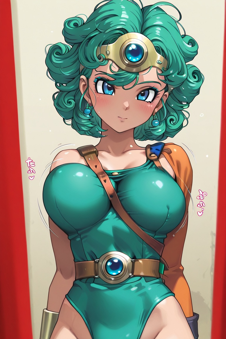 (Green enamel Leotard Knight） (,  dq4_sofia,  heroine (dq4) on Tensor.Art
